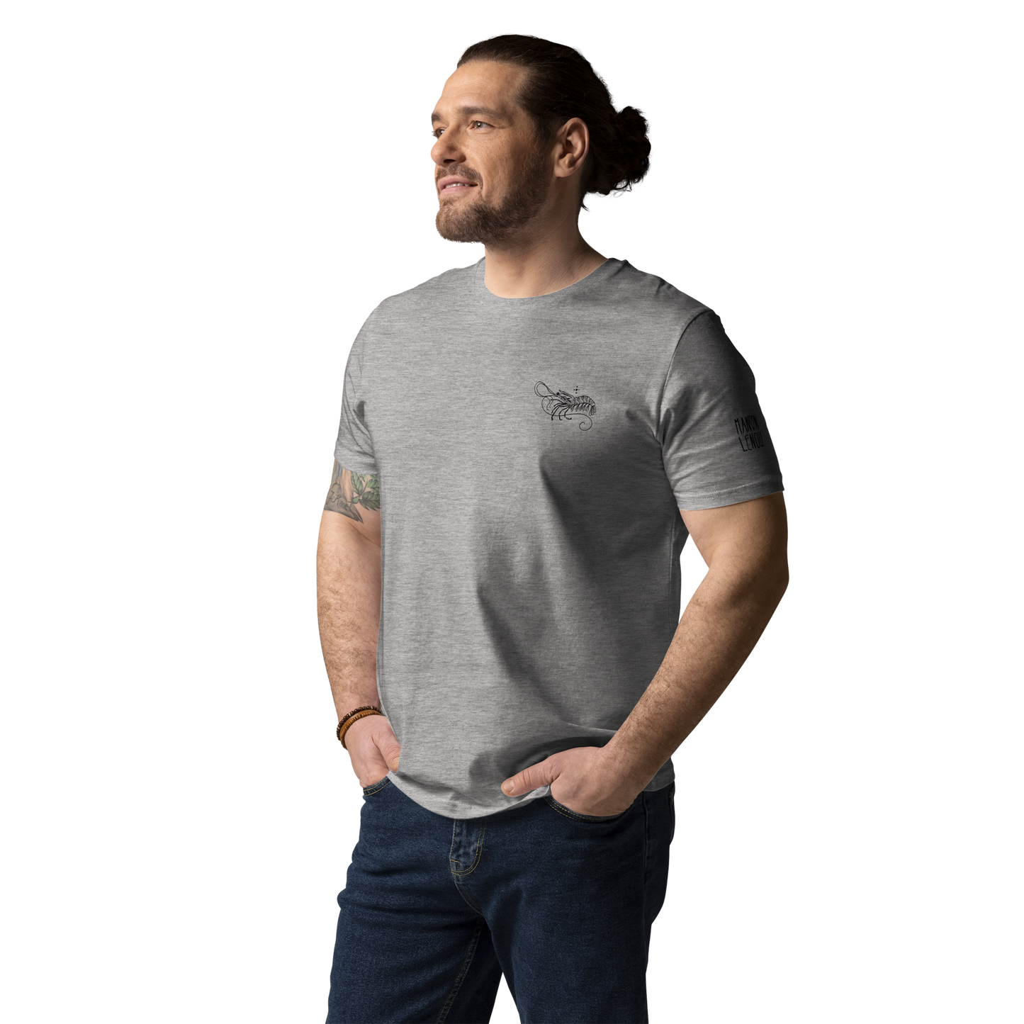 Creatures of the Sea Tee - Heather Grey